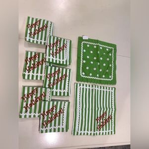 Happy Holidays cocktail napkins (8 pcs)